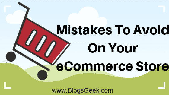 eCommerce Mistake