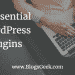 essential wordpress plugins