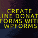 online donation forms