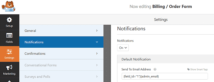 Order-forms-notification-setting